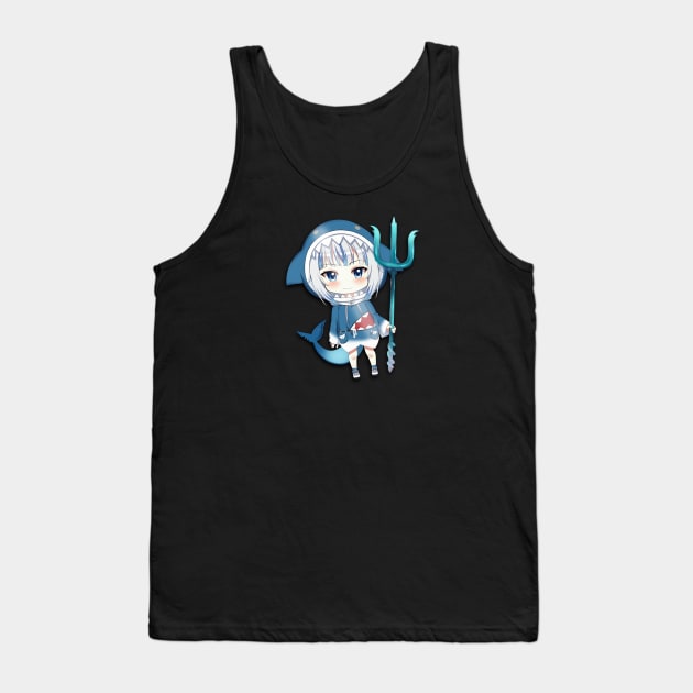 Gura Hololive Tank Top by Ghazinagato